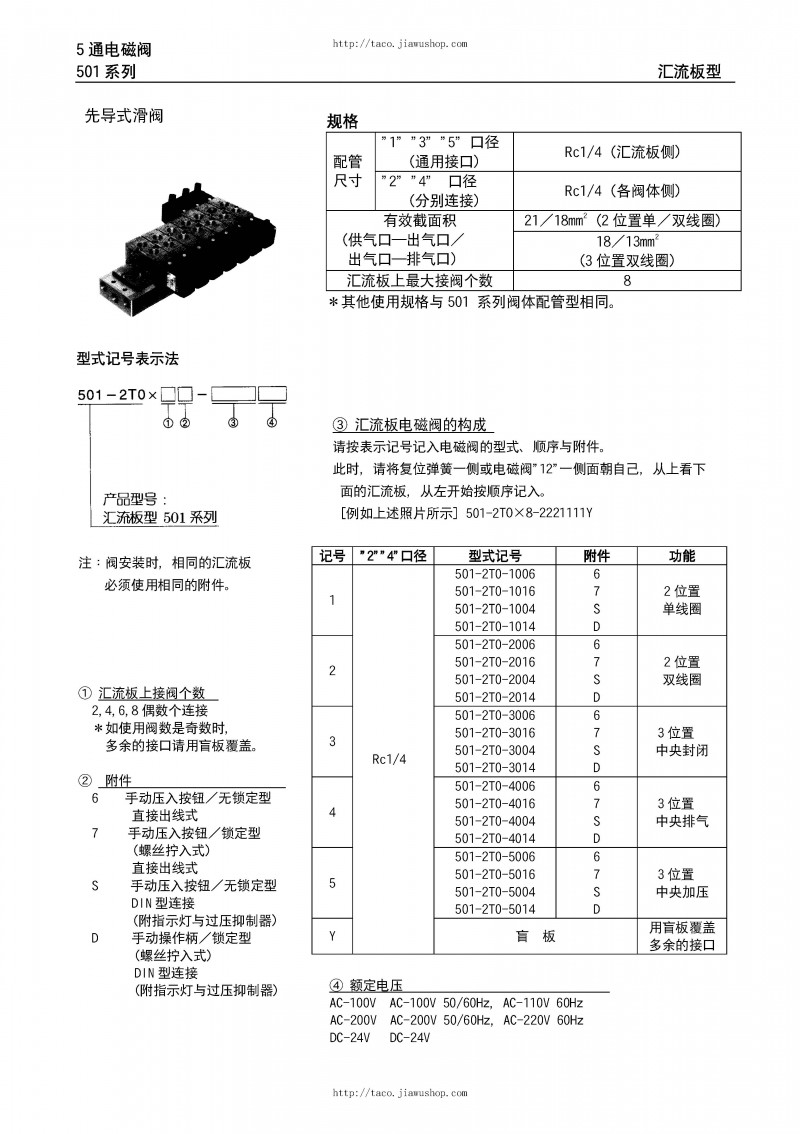 日本TACO電磁閥、雙位閥選型手冊（中文版）_頁面_04