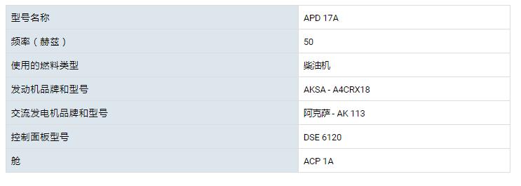 AKSA柴油發(fā)電機(jī)