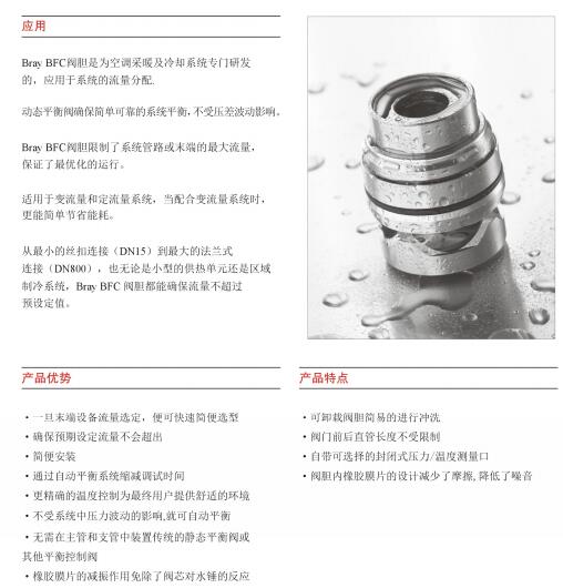 BRAY動(dòng)態(tài)流量平衡閥
